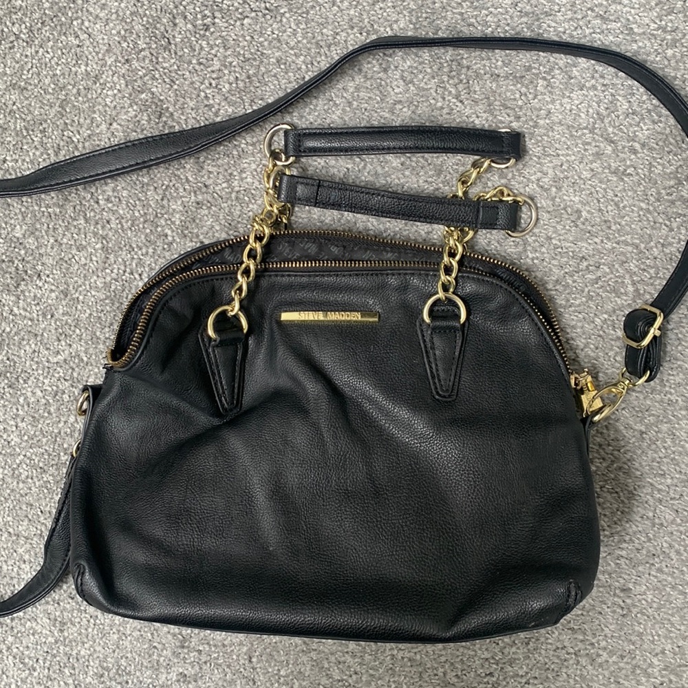 🖤⚡️Black & Gold Steve Madden Crossbody Purse